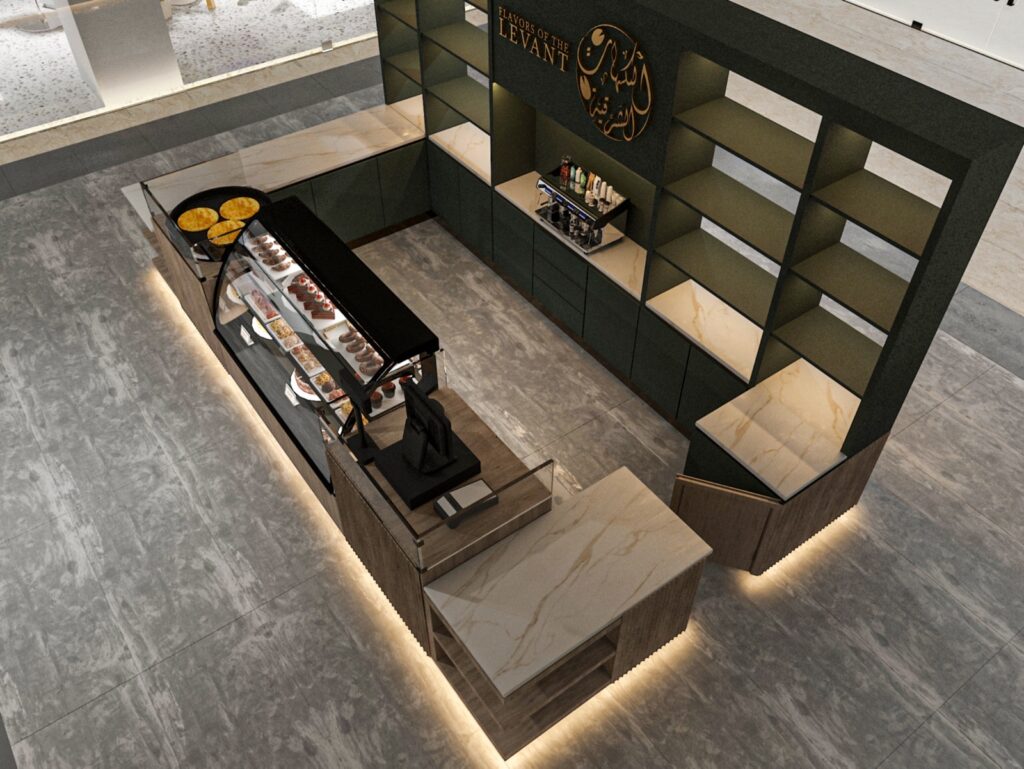 Commercial retail space designed by Zeina Interior